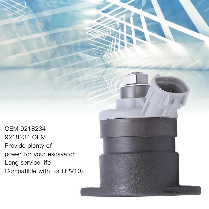 Distributor Solenoid Valve 9218234 for HPV102 Alloy Steel with Washer