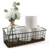 Toilet Paper Basket 1 Pack 14" Toilet Tank Tray Rustic