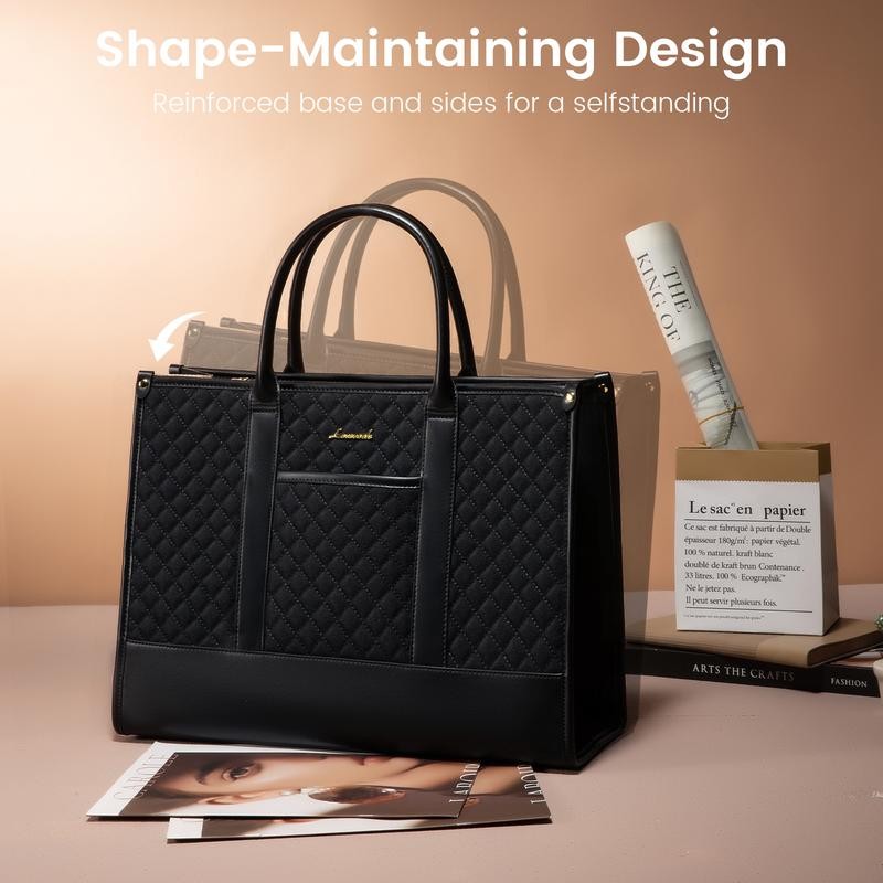 LOVEVOOK Fall Laptop Tote Bags for Women,15.6-17.3 inch Laptop Work