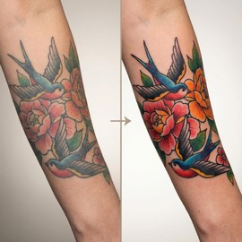 VITIUM Tattoo Butter – Tattoo Aftercare Balm with Organic Plant-Based Ingredients – Deep Moisturizing & Brightening for Vibrant Tattoos – Vegan, Natural, Soothing – Made in Italy - 5oz