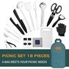 Camping Cooking Utensils Set- Camping Essentials Cookware Camp Accessories Gear