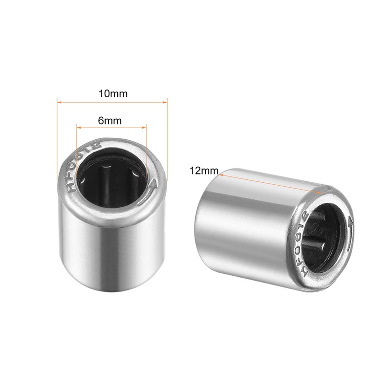 sourcing map HF0612 Needle Bearing Disposable Bearing 6 mm Bore