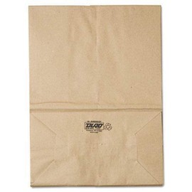 General SK1657 1/6 BBL Paper Grocery Bag, 57lb Kraft, Standard 12 x 7 x 17, 500 bags