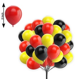 Plain Round Balloons 5 Inch White Black & Purple Combo Balloons for Birthday Decorations Pack of 30 Latex Balloons for Kids Party Baby Shower Decorations Engagement Wedding Party