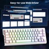 ATTACK SHARK X68 HE 8000Hz Rapid Trigger Keyboard, 0.01mm RT