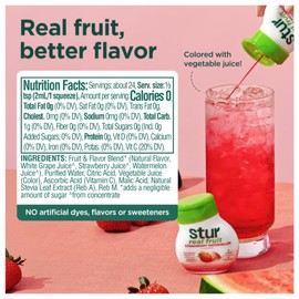 Stur Liquid Water Enhancer | Classic Variety Pack | Naturally Sweetened | High in Vitamin C & Antioxidants | Sugar Free | Zero Calories | Keto | Vegan | 5 Bottles, Makes 120 Drinks