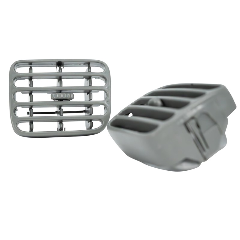 Finao Autoparts® 2 x Car Dashboard Air Vent Grille Grey