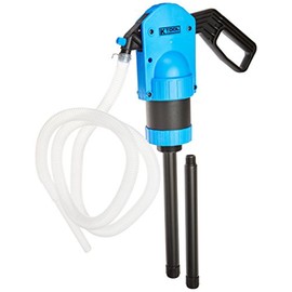K Tool International 72210 15-55 Gallon Lever-Action Transfer Drum Pump for Garages, Repair Shops and DIY, 1 Pint per Stroke, Use with DEF, Antifreeze, Detergents, Windshield Fluids, Heavy Oils