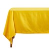 HOMESCAPES Yellow Cotton Tablecloth 6 to 8 seater Large Rectangular