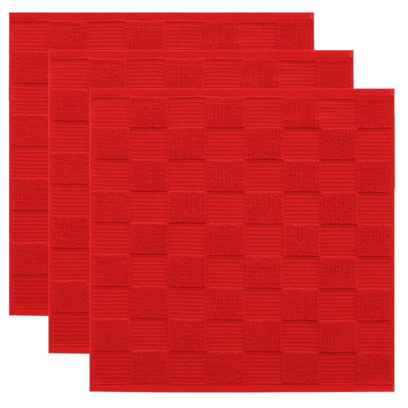 Lashuma 3 x Kitchen Towels Terry Cloth 50 x 50