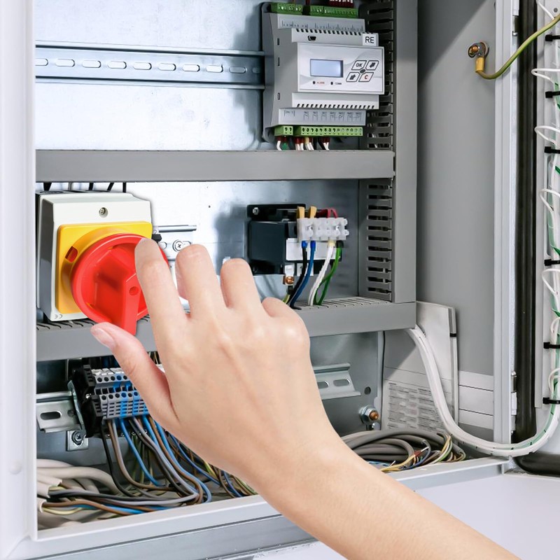 GAOUTO Main Switch Circuit Breaker 25A: 4-Pin Main Switch with