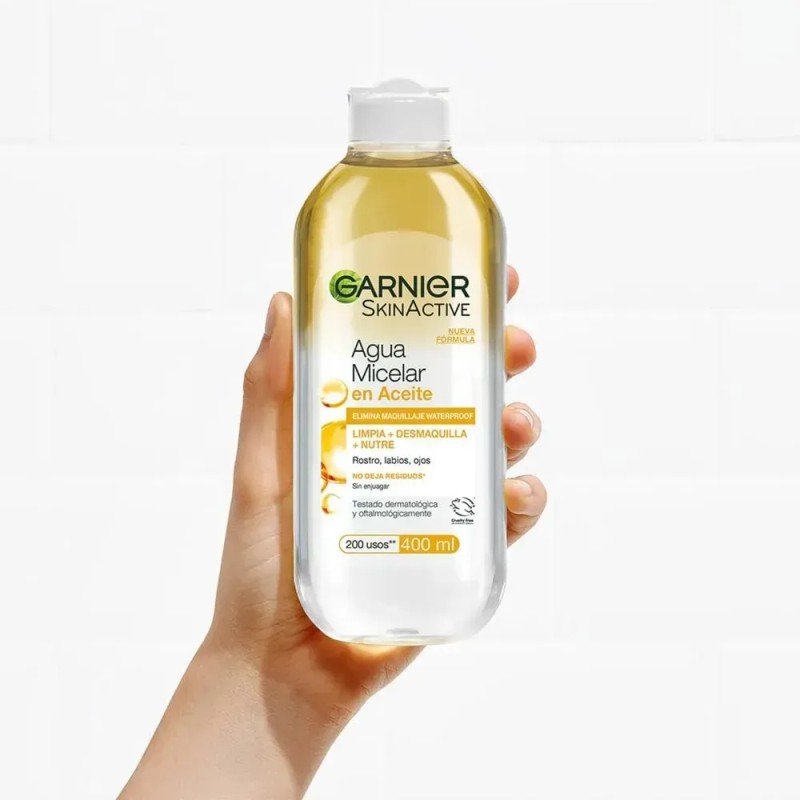 Pack X2 Agua Micelar En Aceite 400mL Garnier Skin Active