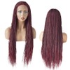 LYRICAL HAIR 31" Inch Hand-Braided 3.5" V Part Swiss Lace