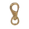 Seachoice Swivel Eye Snap, Cast Brass, Size #3, 4-1/2 in.