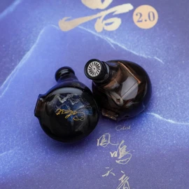 HiFiGo Kinera Celest Pandamon 2.0 Monitor intrauditivo plano cuadrado de 10 mm, 2.0 SPD IEMs auriculares intrauditivos con aspecto completamente nuevo (azul 4.4mm)