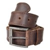 Hide & Drink, Men's Belt with Rustic Nickel Buckle Design,