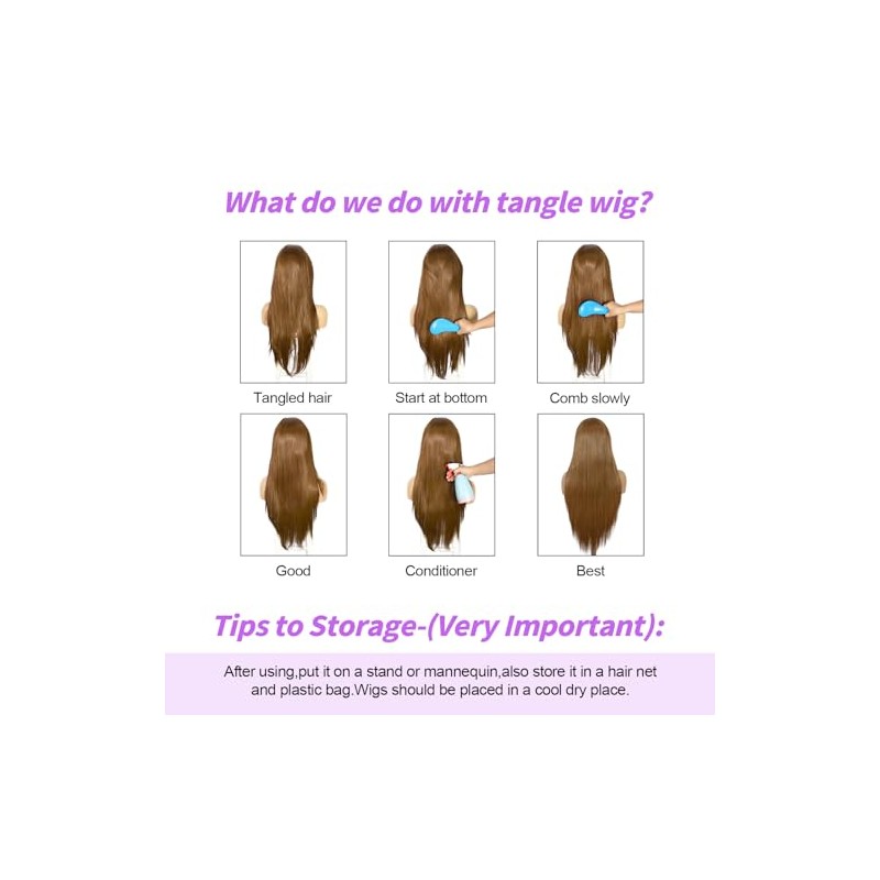 SAPPHIREWIGS 13×6 Recta Peluca Con Malla Frontal Ombre Pelo Marrón