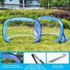 2 Pack Soccer Goals for Backyard, Portable Soccer Goal, Collapsible