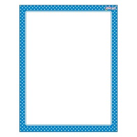 Polka Dots Blue Wipe-Off® Chart