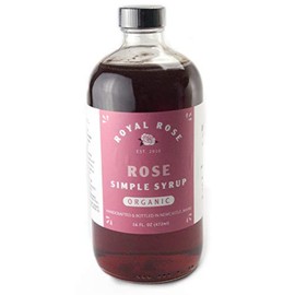 Royal Rose Rose Organic Simple Syrup, 16 Ounce
