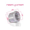 TL TOOLEGIN 1" NPT Male to 3/4" NPT Female Reducer