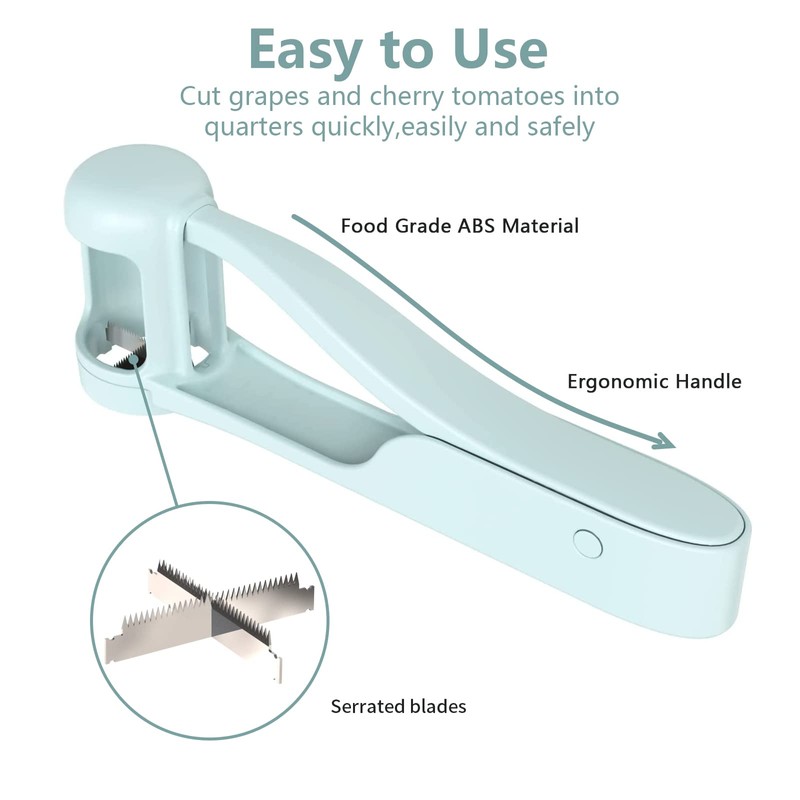 Luvan Grape Cutter for Toddlers, Grape Slicer for Baby, Grape