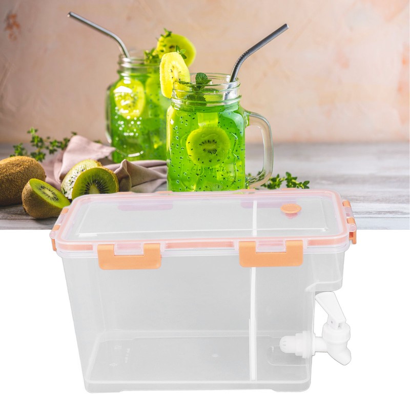 3.5L Drink Dispenser with Spigot Rubber Ring Safe Large Capacity