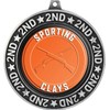 Sporting Clays Second Place Medals, 2 3/4" Silver Sporting Clays