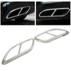 2PCS Quad Exhaust Tip Cover Tail Throat Decoration Replacement for