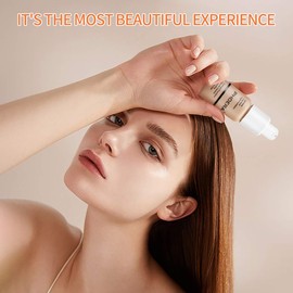 PHOERA Face Foundation,Liquid Foundation,Foundation Full Coverage,Long Lasting Perfect 30ml Matte Oil-Control Concealer 6 Colors Optional,Great Choice and Gift (2PC 104, 60ml)