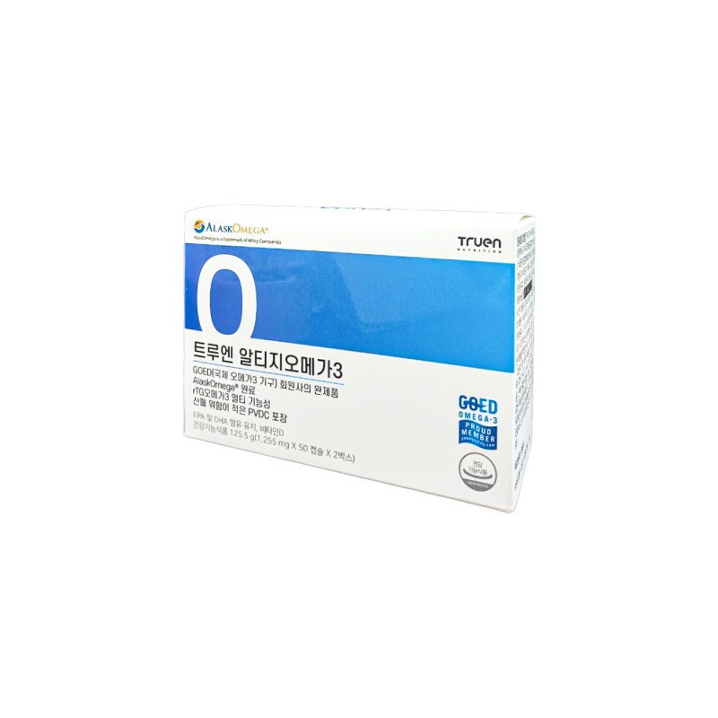 Trueen Altizomega 3 1255mg x 100 capsules SI / 트루엔