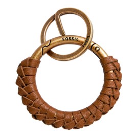 FOSSIL O Ring Keyfob Saddle, Saddle.
