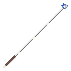 Window Handle Extension with Stick Hooks for Roof Windows, Window Opener with Roof Hooks, 120 cm Stainless Steel Window Rod, Rod with Hooks for Roof Window Roller Blinds and Window Blinds, for Velux