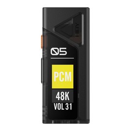 HiBy FC5 Portable Hi-Fi DAC Headphone Amplifier with 1.1” OLED Display PCM 768kHZ DSD512 MQA 8X 3.5mmPO +4.4mmBAL