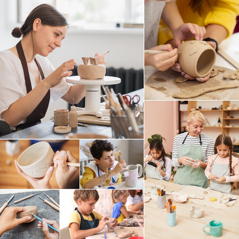 40PCS Clay Sculpting Tools Kit, Clay Pottery Carving Tool Kit