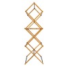 Household Essentials Bamboo Folding Clothes Drying Rack | Large Capacity,