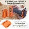 8-Pack Battery Wall Mount Holder & Drill Tool Mount -