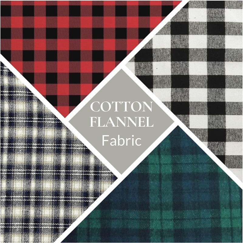 Flannel Fabric by the Yard | 60" inches Wide |