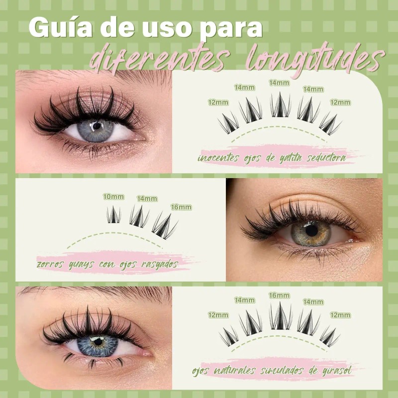 Kit De Extensiones De Pestañas Raíces Invisibles Ky Fairy