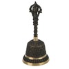Rattle Retro Relief Hand Cranked Old Buddhist Meditation Bells Rattles