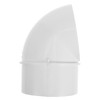 LALAFINA Outdoor PVC Windproof Ventilation Cap for Kitchen Exhaust Durable