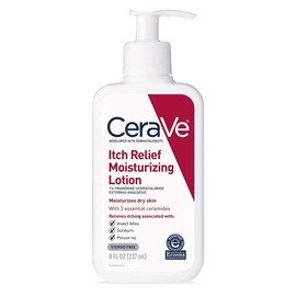 CeraVe Itch Relief Moisturizing Lotion, 8 oz, Dry Skin Relief, Fragrance-Free (Pack of 2)