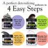 Gena Pedi Spa Detox Black Charcoal for Feet Detox and
