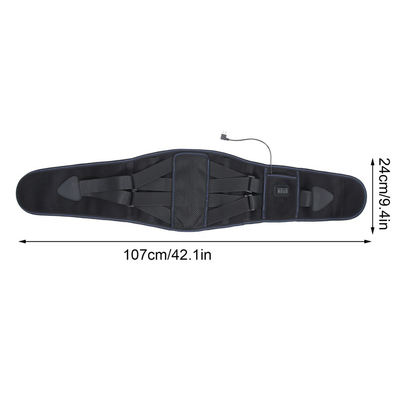 Heating Massage Waist Belt 3 Gears Adjustment Vibration Massage Back