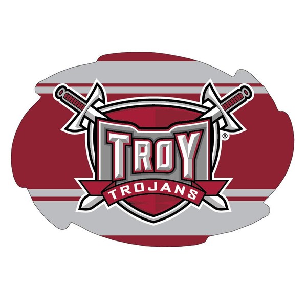 Troy University Trojans 5" x 6" Swirl Sticker Decal Single