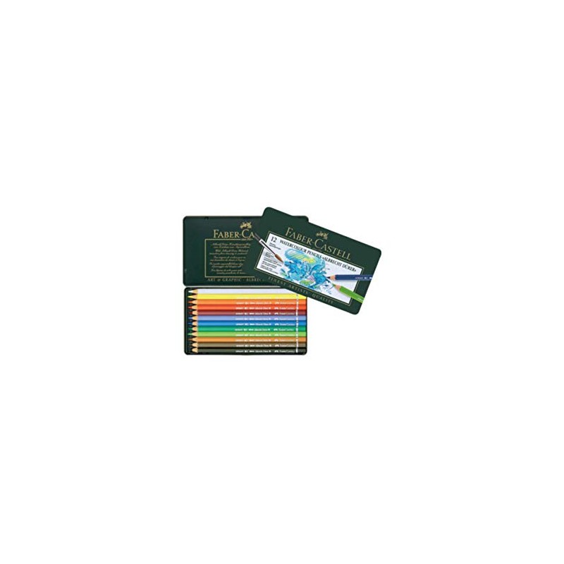 Faber-Castell Albrecht Dürer® Artist's Watercolour Pencils 12 Assorted Colours in
