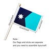TSMD New Minnesota MN State Flag on Wood Stick Small