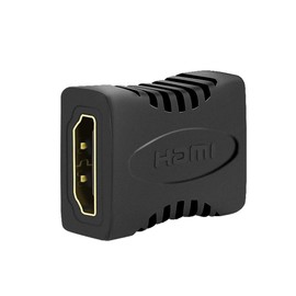 JBSTK 3 x HDMI Coupling Adapter/Extension, Gold-Plated Contacts, 1080p Full HD, Black