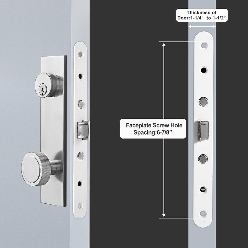2 Point Bolt Mortise Lock Body Fit Pella Storm Doors,