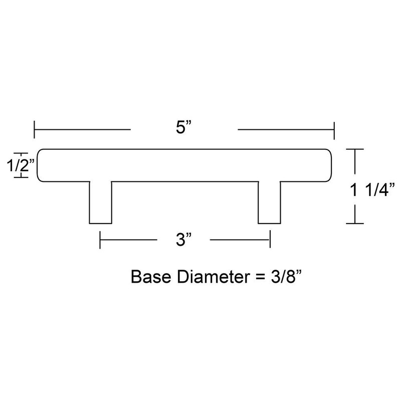 Emtek Bar Pull Available in 10 Sizes and 6 Finishes